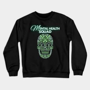 Mental Health Squad Awareness Week 2024 Men Women Kids Crewneck Sweatshirt